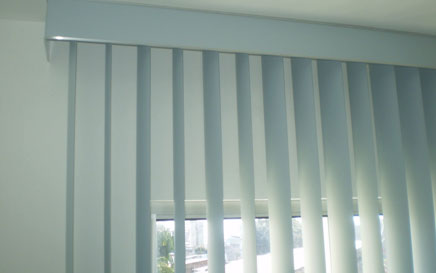 Persiana Vertical, PVC e Tecido